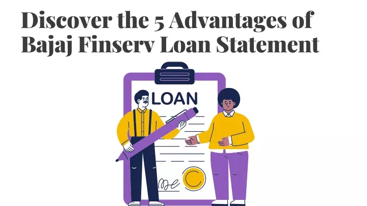 discover the 5 advantages of bajaj finserv loan