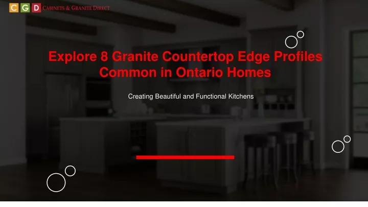 explore 8 granite countertop edge profiles common
