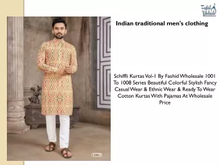 Indian traditional men's clothing