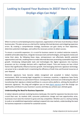 looking to expand your business in 2023 here