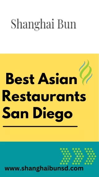 best asian restaurants san diego