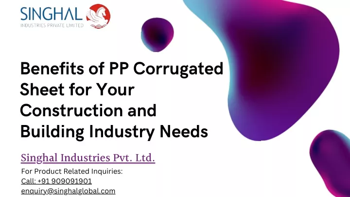 benefits of pp corrugated sheet for your