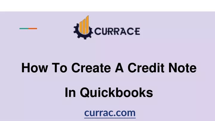 how to create a credit note in quickbooks