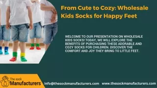 From Cute to Cozy: Wholesale Kids Socks for Happy Feet
