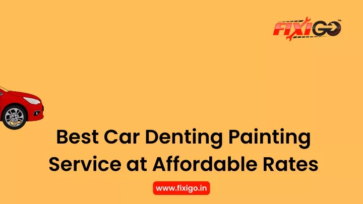 best car denting painting service at affordable