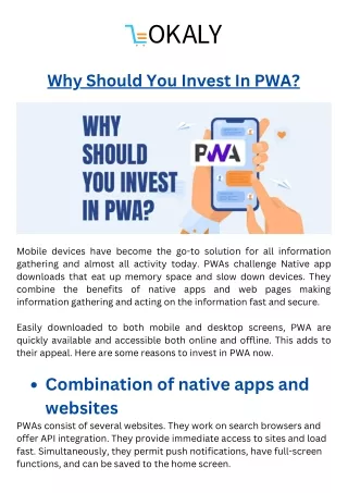 Why Should You Invest In PWA?