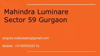 mahindra luminare pdf