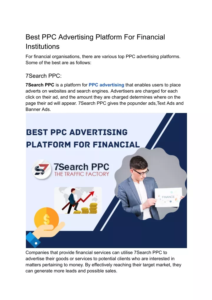 best ppc advertising platform for financial