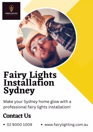 Fairy Lights Installation Sydney | Fairy Lighting