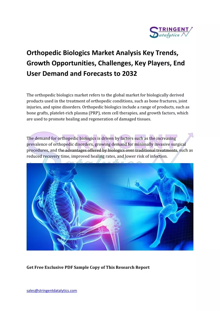 orthopedic biologics market analysis key trends
