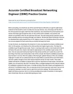 Accurate Certified Broadcast Networking Engineer (CBNE) Practice Course - slide 1