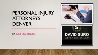 Why Hiring a Personal Injury Lawyer is Crucial After an Accident - Suro Law