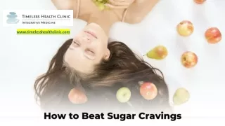 How To Beat Sugar Cravings