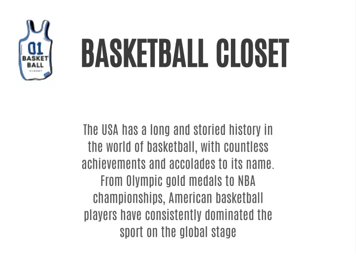 basketball closet