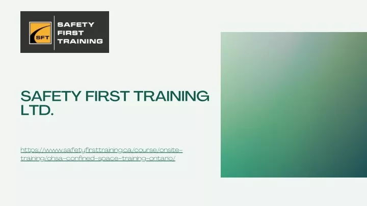 safety first training ltd