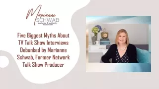 Five Biggest Myths About TV Talk Show Interviews
