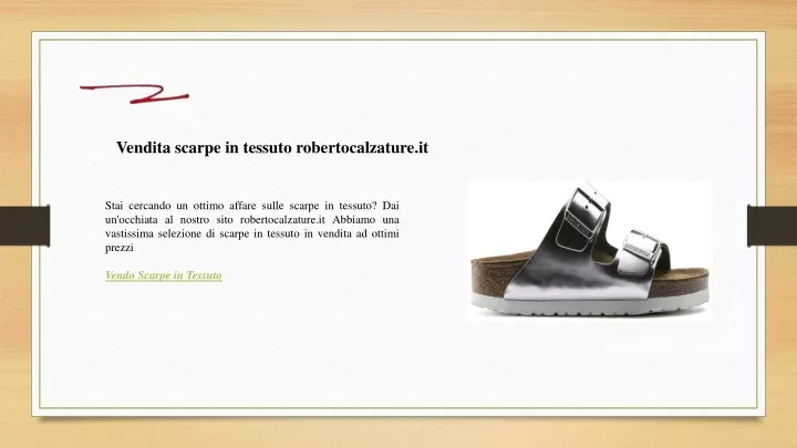 vendita scarpe in tessuto robertocalzature it