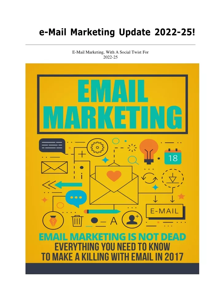 e mail marketing update 2022 25