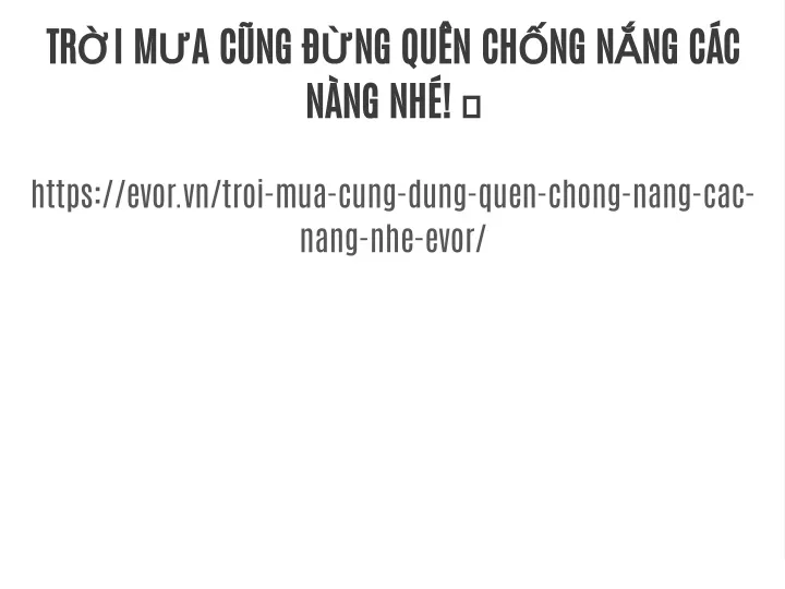 PPT - KEM CHỐNG NẮNG PowerPoint Presentation, Free Download - ID:12227374