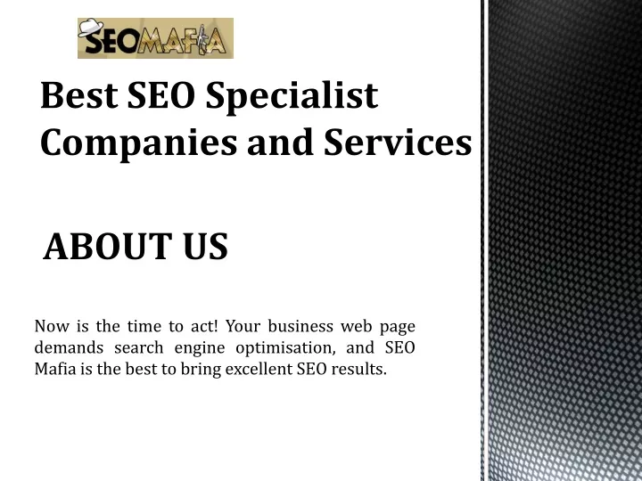 best seo specialist companies and services