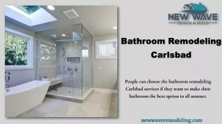 Bathroom Remodeling Carlsbad