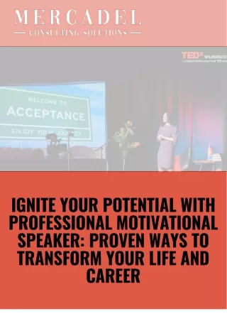 Professional Motivational Speakers: Inspire and Empower Audiences