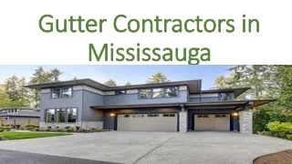 Gutter Contractors in Mississauga