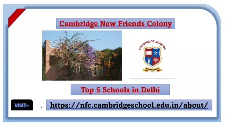 cambridge new friends colony