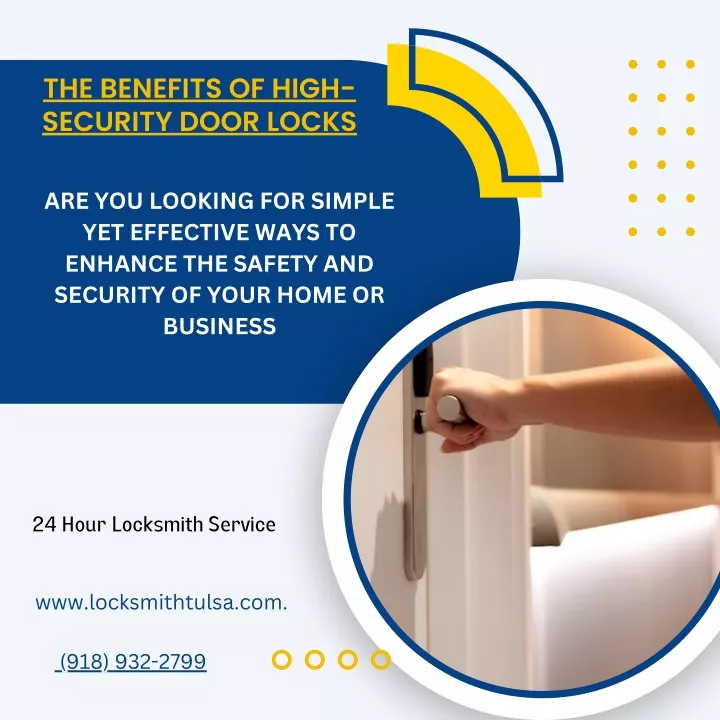the benefits of high security door locks