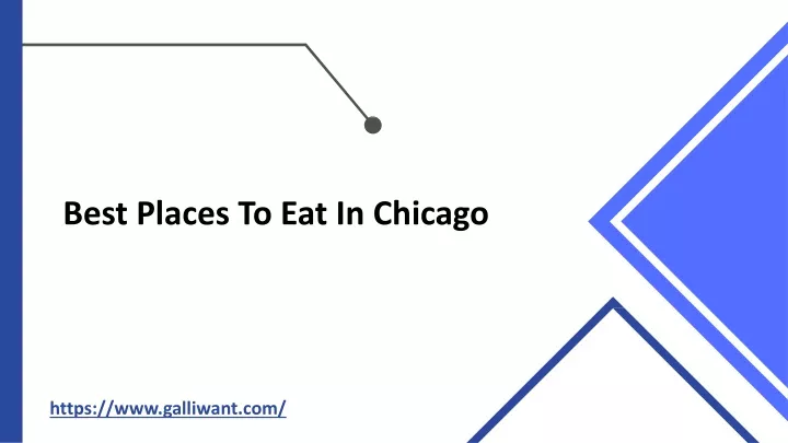 best places to eat in chicago