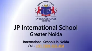 Best International Schools in Greater Noida