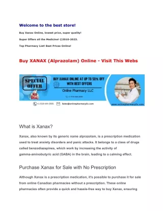 Buy Blue Xanax 1mg Online Legally Overnight