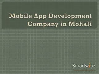 mobile app development company in mohali
