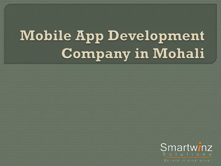 mobile app development company in mohali