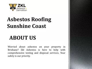 Asbestos Removal Specialists in Gold Coast