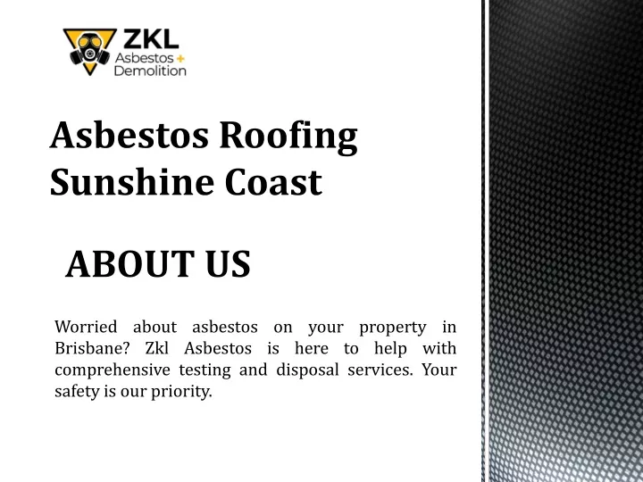 asbestos roofing sunshine coast