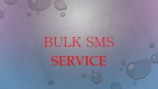 bulk sms service