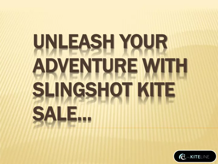 unleash your adventure with slingshot kite sale