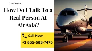 How Do I Talk To a Real Person At AirAsia