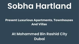 sobha hartland