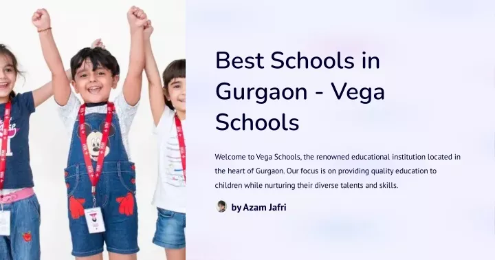 best schools in gurgaon vega schools