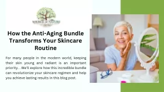 How the Anti-Aging Bundle Transforms Your Skincare Routine