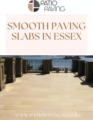 Smooth Paving Slabs in Essex, United Kingdom