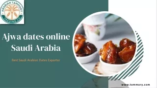 Ajwa Dates Online Saudi Arabia
