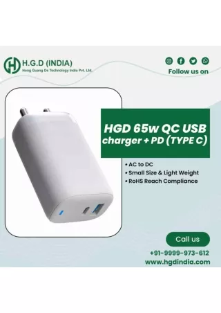 Mobile Phone Charger Manufacturers | HGD INDIA