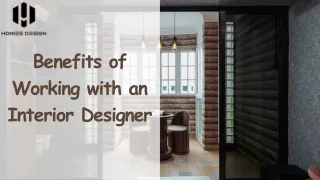 Benefits of Working with an Interior Designer