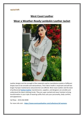 Fashion Leather is Versatile and Last Longer