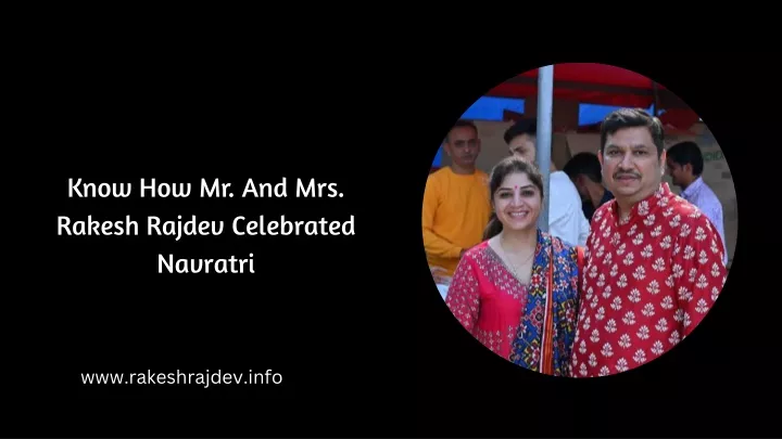 know how mr and mrs rakesh rajdev celebrated