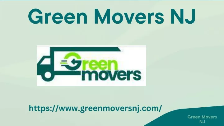 green movers nj