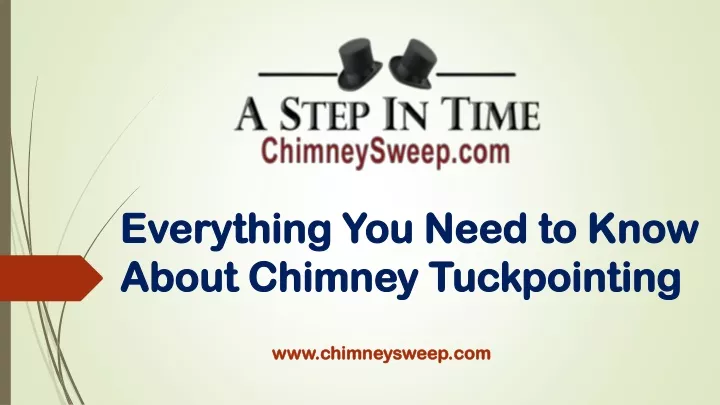 everything you need to know about chimney tuckpointing